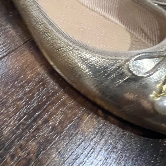 TED BAKER Golden Ballerina Pumps - Picture 8 of 12